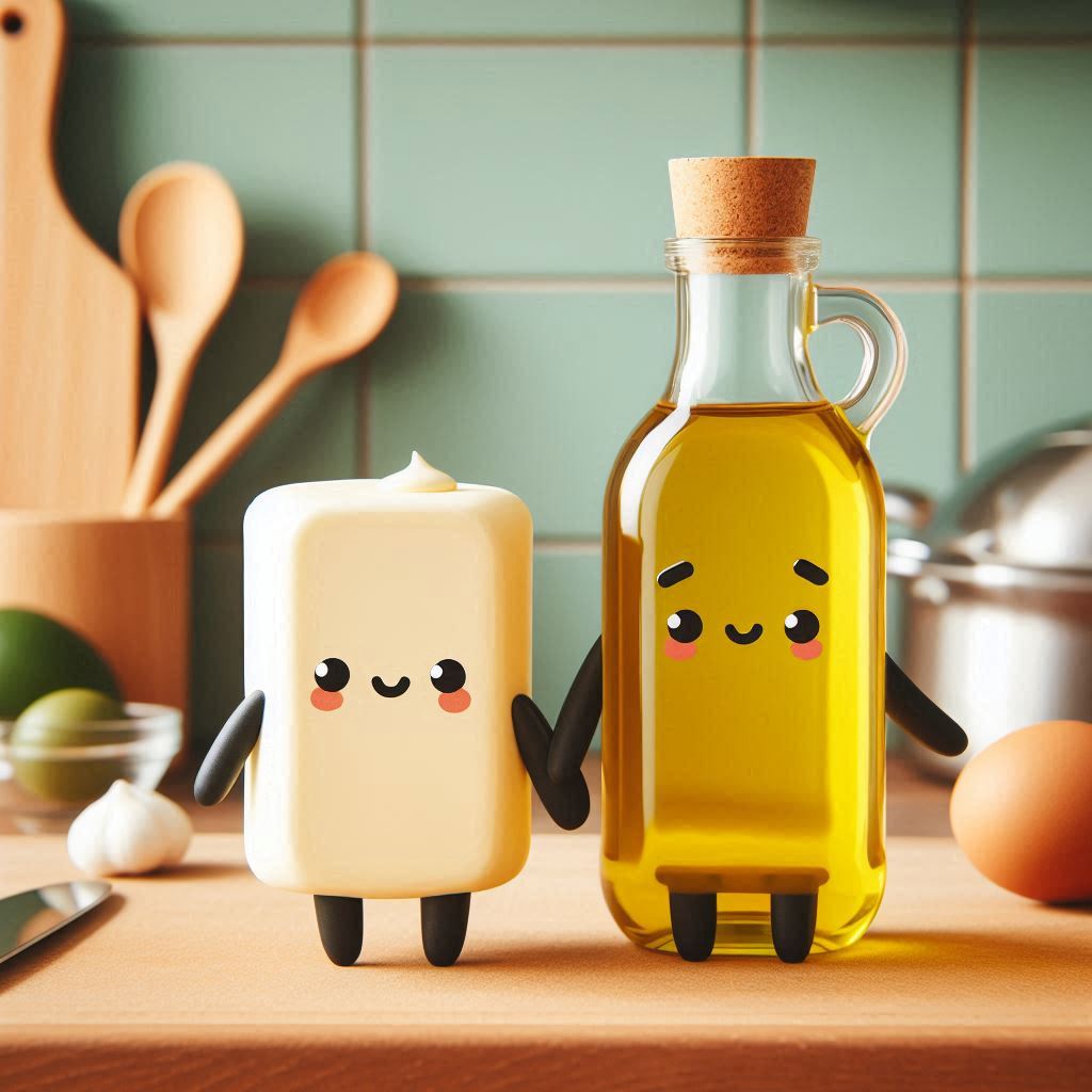 butter and olive oil