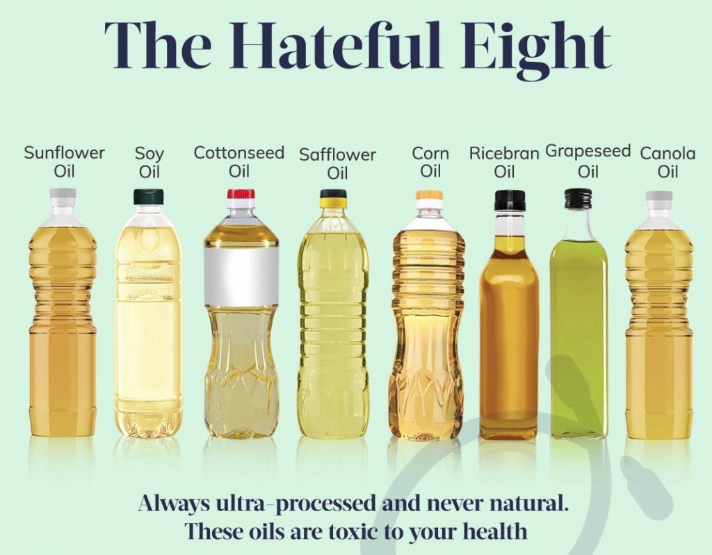 A list of the worst 8 seed oils.